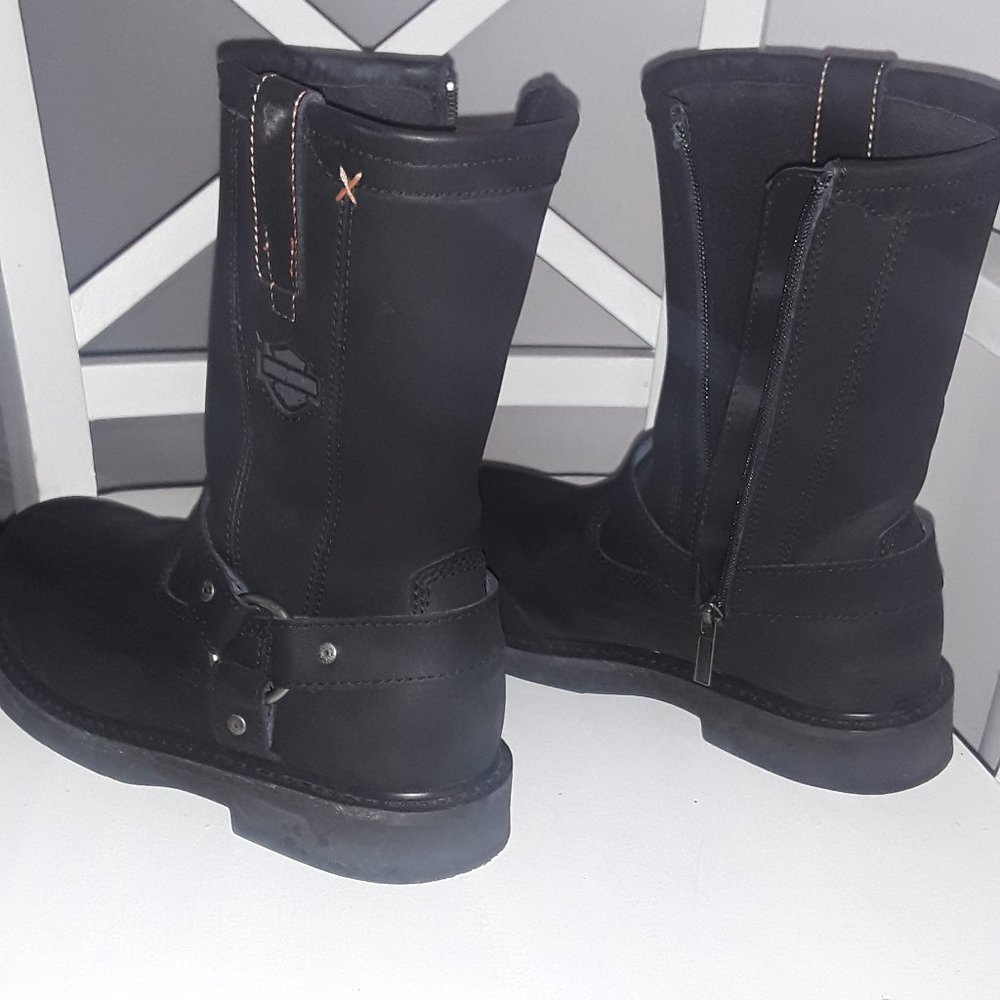 Worn 1X Harley Davidson Steel Toe Riding Boot